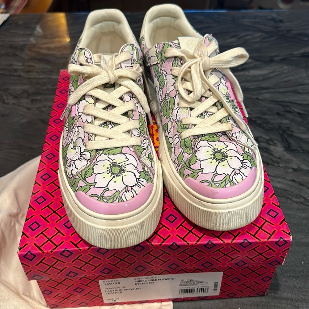 Tory Burch lady bug sneakers sz.10